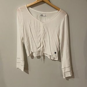 Hollister White Blouse